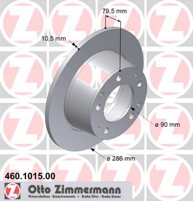 Zimmermann 460.1015.00 - Discofreno autozon.pro