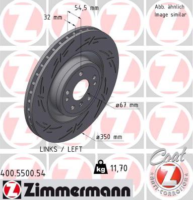 Zimmermann 400.5500.54 - Discofreno autozon.pro