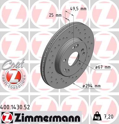 Zimmermann 400.1430.52 - Discofreno autozon.pro