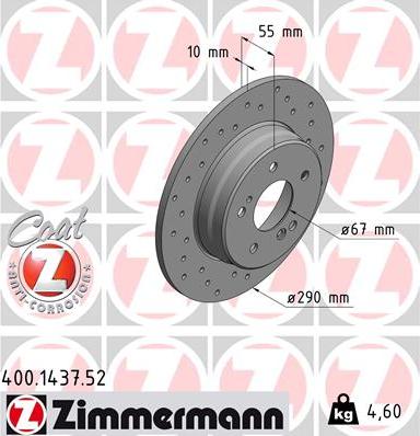 Zimmermann 400.1437.52 - Discofreno autozon.pro