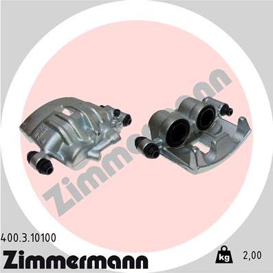 Zimmermann 400.3.10100 - Pinza freno autozon.pro