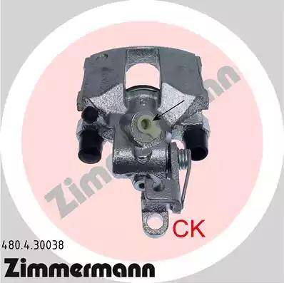 Zimmermann 480.4.30038 - Pinza freno autozon.pro