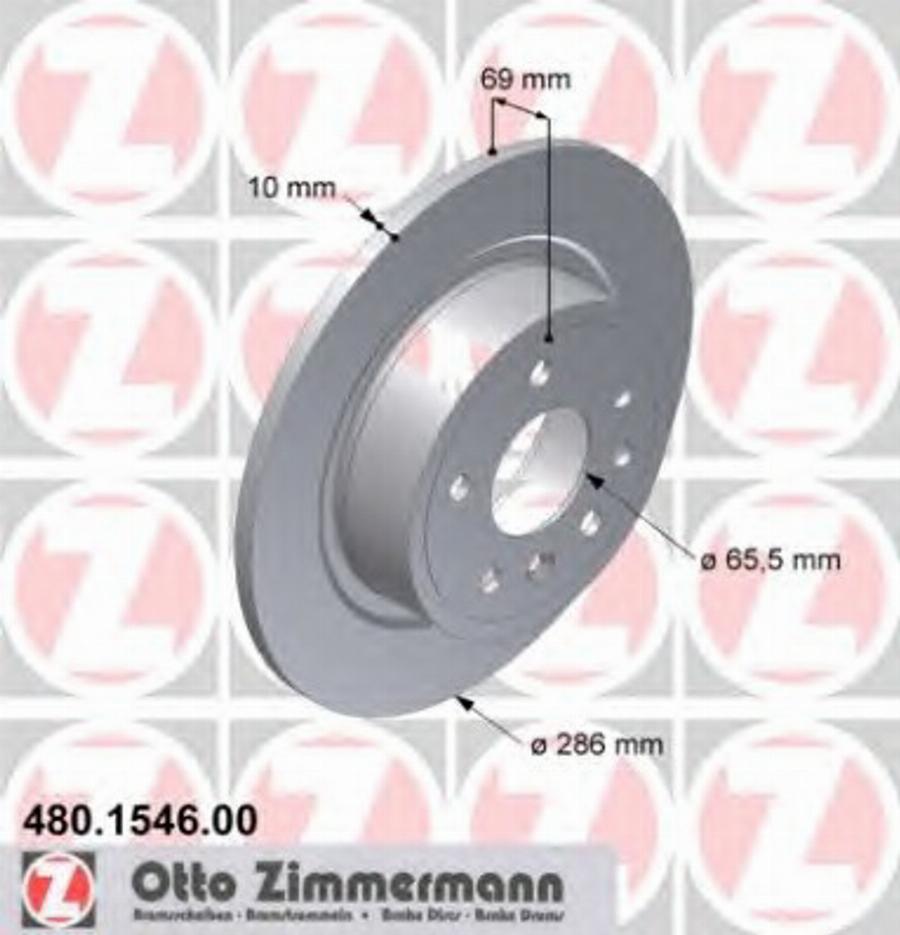 Zimmermann 480 1546 00 - Discofreno autozon.pro