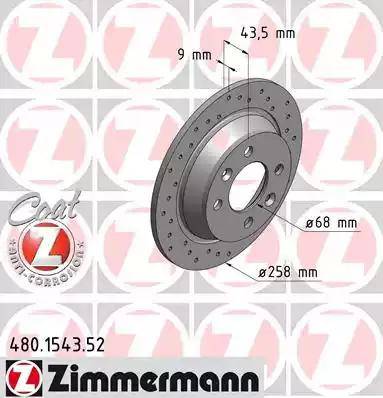 Zimmermann 480.1543.52 - Discofreno autozon.pro