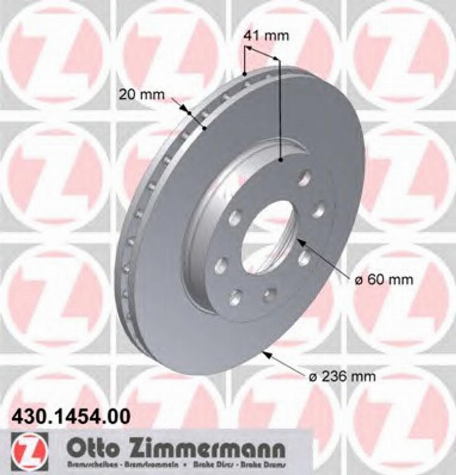 Zimmermann 430 1454 00 - Discofreno autozon.pro