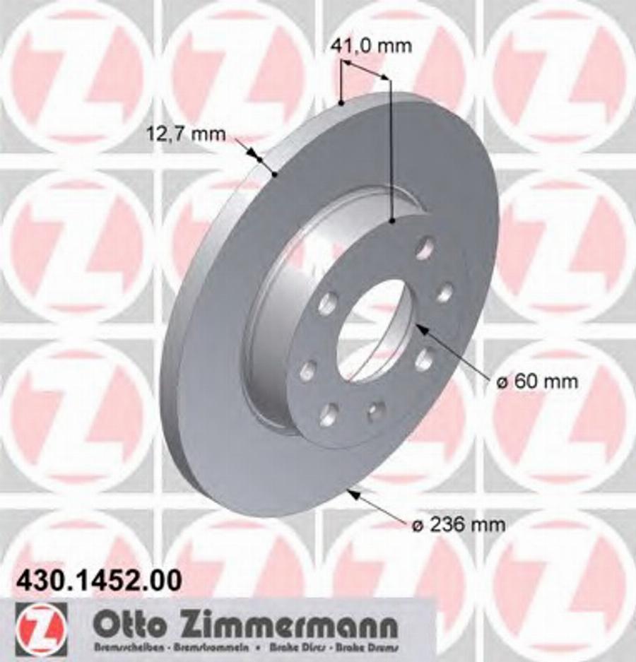 Zimmermann 430 1452 00 - Discofreno autozon.pro