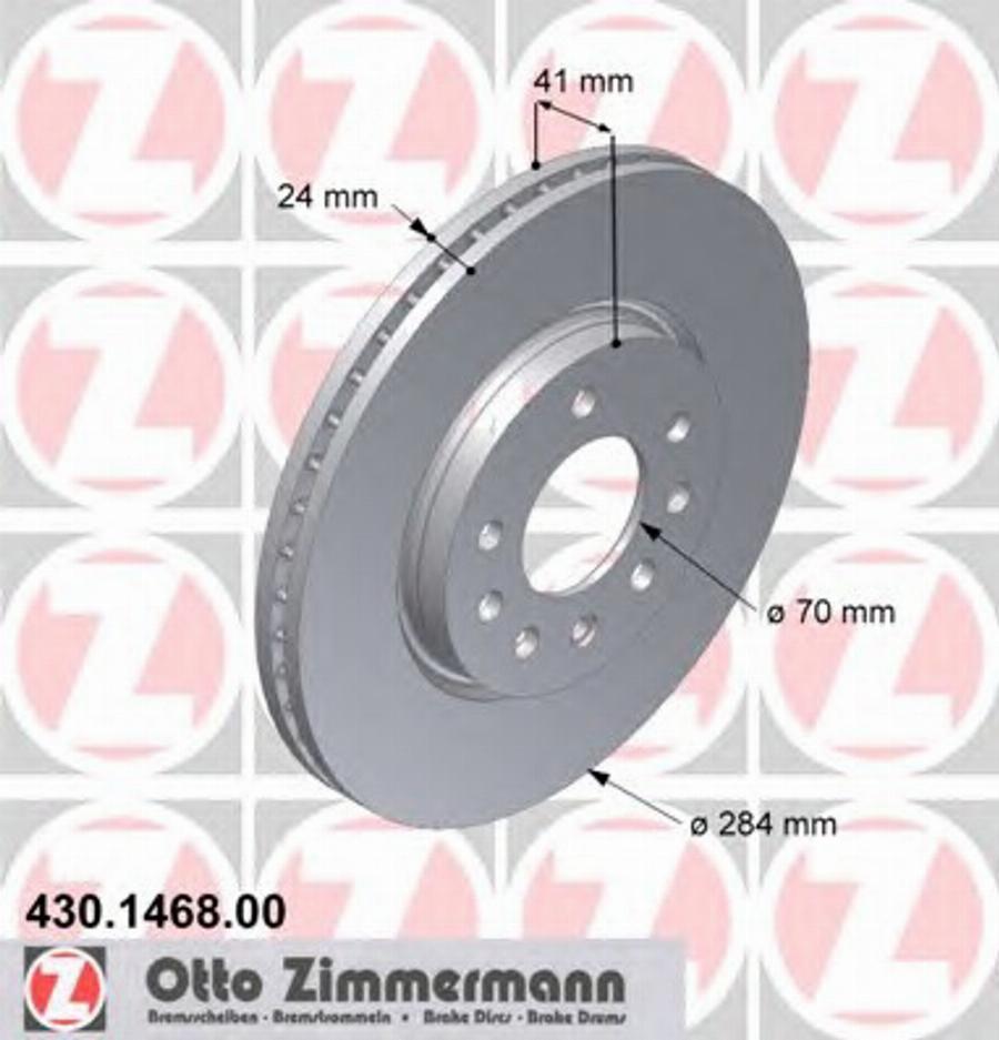 Zimmermann 430 1468 00 - Discofreno autozon.pro