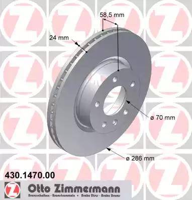 Zimmermann 430.1470.00 - Discofreno autozon.pro