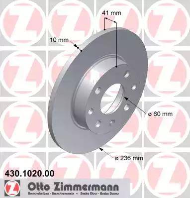 Zimmermann 430.1020.00 - Discofreno autozon.pro