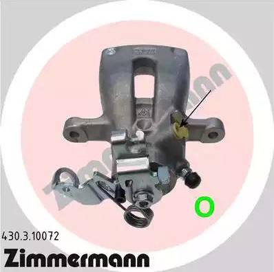 Zimmermann 430.3.10072 - Pinza freno autozon.pro