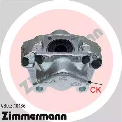 Zimmermann 430.3.10136 - Pinza freno autozon.pro