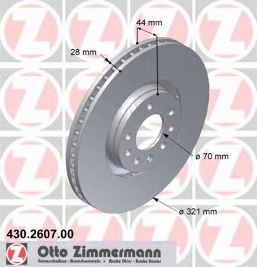 Zimmermann 430.2607.00 - Discofreno autozon.pro