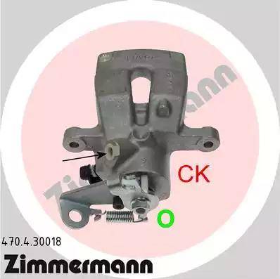 Zimmermann 470.4.30018 - Pinza freno autozon.pro