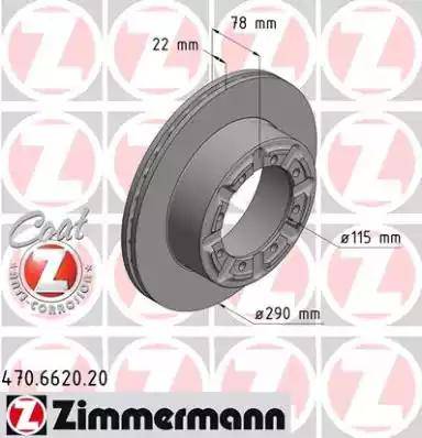 Zimmermann 470.6620.20 - Discofreno autozon.pro