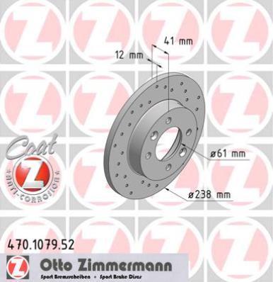 Zimmermann 470.1079.52 - Discofreno autozon.pro