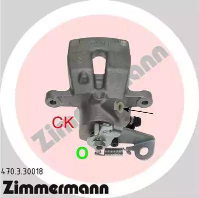 Zimmermann 470.3.30018 - Pinza freno autozon.pro