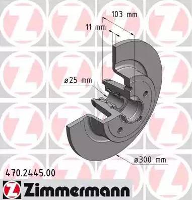 Zimmermann 470.2445.00 - Discofreno autozon.pro