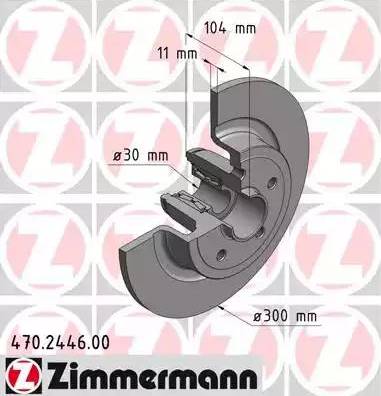 Zimmermann 470.2446.00 - Discofreno autozon.pro