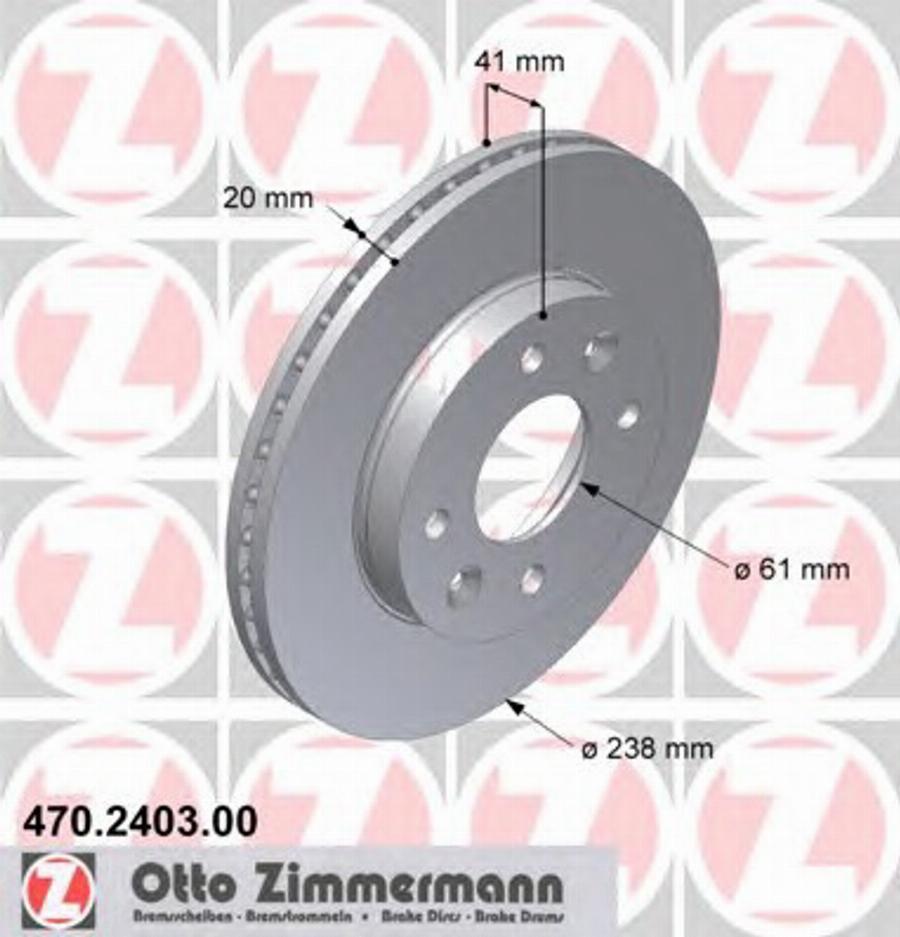 Zimmermann 470.2403.00 - Discofreno autozon.pro