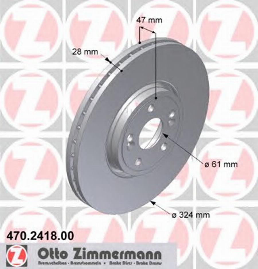 Zimmermann 470241800 - Discofreno autozon.pro