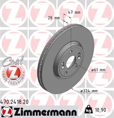 Zimmermann 470.2418.20 - Discofreno autozon.pro