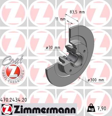 Zimmermann 470.2434.20 - Discofreno autozon.pro