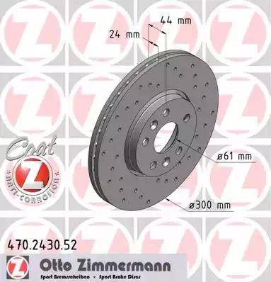 Zimmermann 470.2430.52 - Discofreno autozon.pro