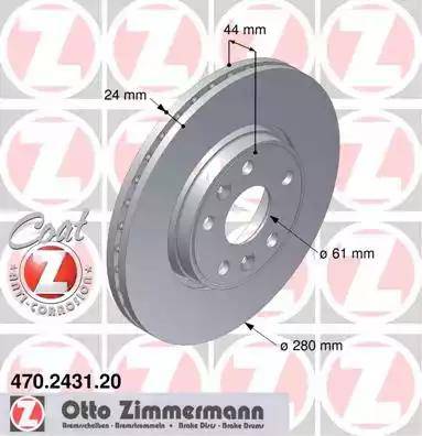 Zimmermann 470.2431.20 - Discofreno autozon.pro