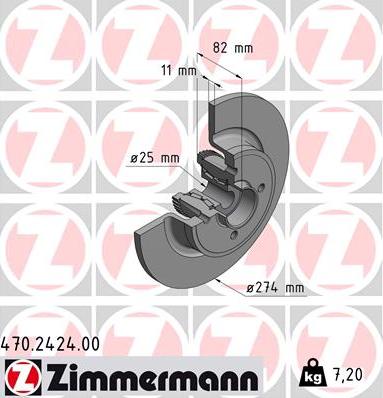 Zimmermann 470.2424.00 - Discofreno autozon.pro