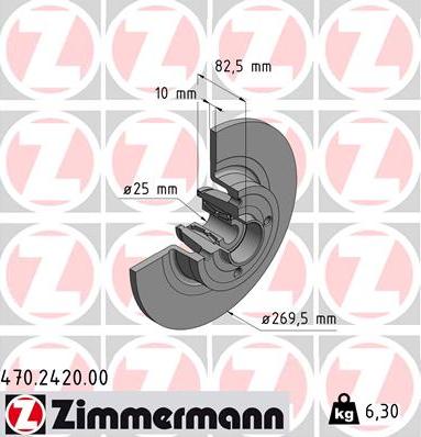 Zimmermann 470.2420.00 - Discofreno autozon.pro