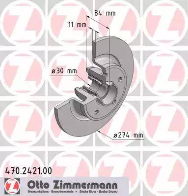 Zimmermann 470.2421.00 - Discofreno autozon.pro