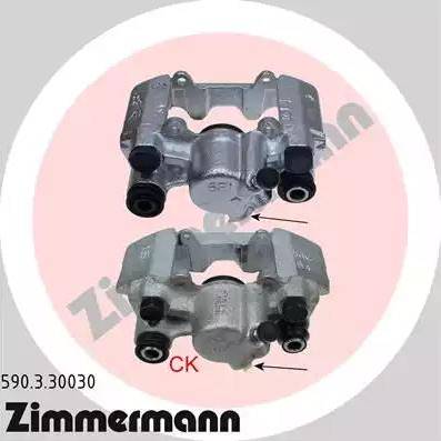 Zimmermann 590.3.30030 - Pinza freno autozon.pro