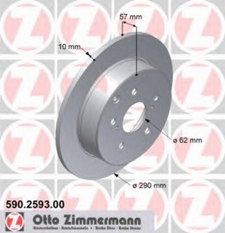 Zimmermann 590.2593.00 - Discofreno autozon.pro