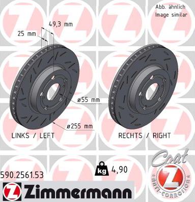 Zimmermann 590.2561.53 - Discofreno autozon.pro