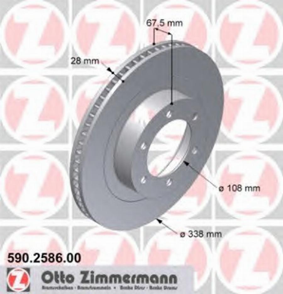 Zimmermann 590.2586.00 - Discofreno autozon.pro