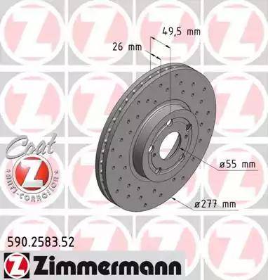 Zimmermann 590.2583.52 - Discofreno autozon.pro