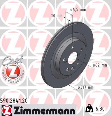 Zimmermann 590.2841.20 - Discofreno autozon.pro