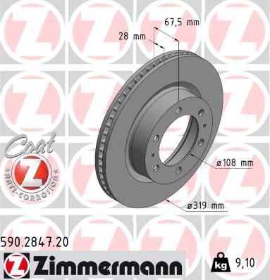 Zimmermann 590.2847.20 - Discofreno autozon.pro