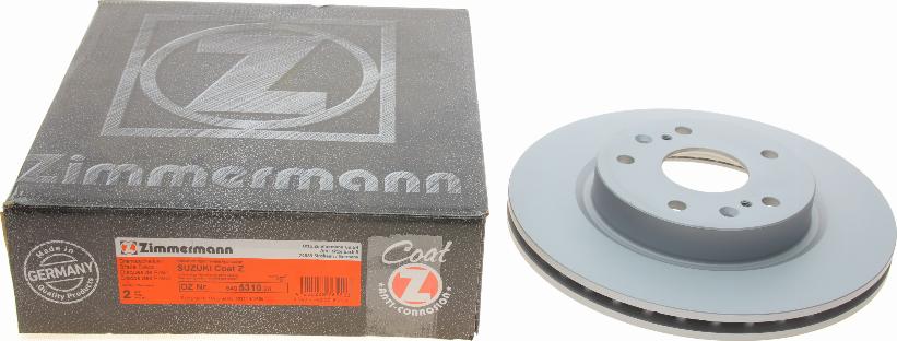 Zimmermann 540.5310.20 - Discofreno autozon.pro