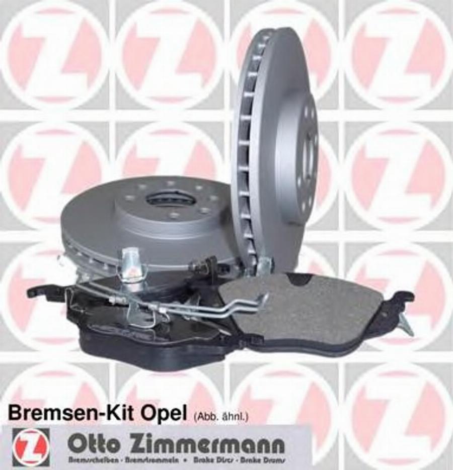 Zimmermann 640.4209.00 - Kit freno, Freno a disco autozon.pro