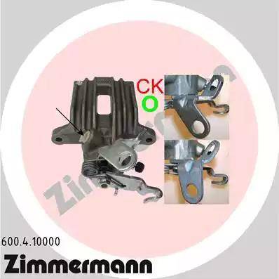 Zimmermann 600.4.10000 - Pinza freno autozon.pro