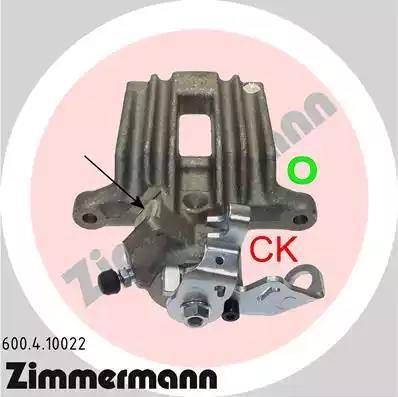 Zimmermann 600.4.10022 - Pinza freno autozon.pro