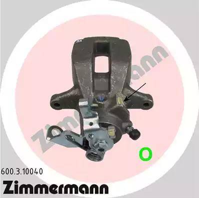 Zimmermann 600.3.10040 - Pinza freno autozon.pro