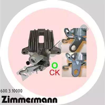 Zimmermann 600.3.10000 - Pinza freno autozon.pro