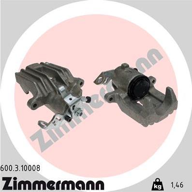 Zimmermann 600.3.10008 - Pinza freno autozon.pro