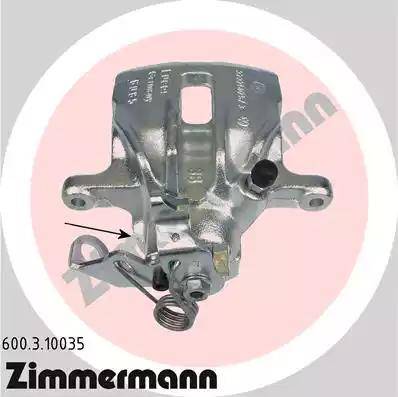 Zimmermann 600.3.10035 - Pinza freno autozon.pro