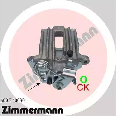 Zimmermann 600.3.10030 - Pinza freno autozon.pro