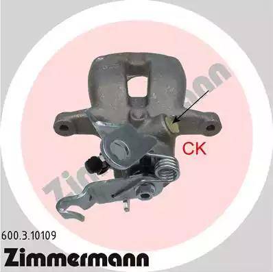 Zimmermann 600.3.10109 - Pinza freno autozon.pro