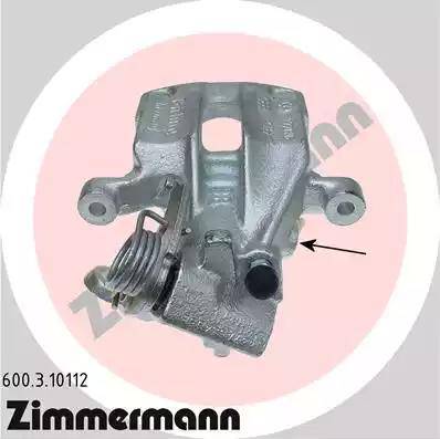 Zimmermann 600.3.10112 - Pinza freno autozon.pro