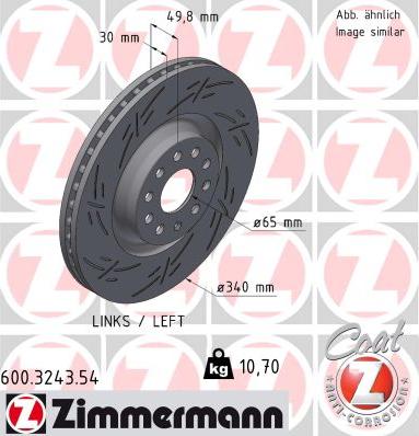 Zimmermann 600.3243.54 - Discofreno autozon.pro